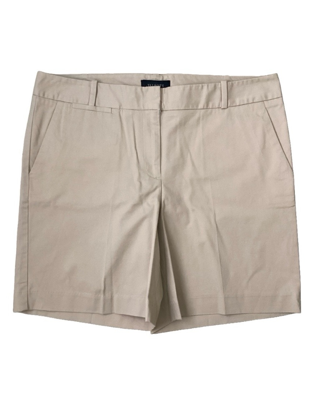 NWT Talbots Classic Khaki Shorts 7” Inseam Size 12
